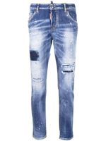 DSQUARED2 jean à taille basse - Bleu