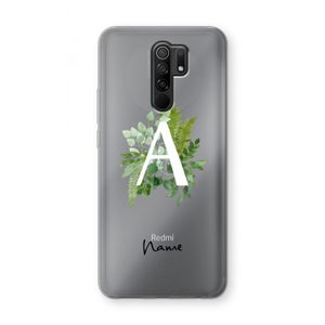 Green Brush: Xiaomi Redmi 9 Transparant Hoesje