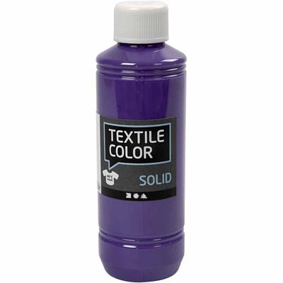 Creativ Company Textile color dekkende textielverf - paars, 250ml