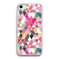 Gekleurde driehoekjes: iPhone 7 Transparant Hoesje