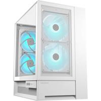 Cougar CGR-2WA3W-RGB Midi-tower PC-behuizing Wit 2 voorgeïnstalleerde ventilators, Zijvenster, Geïntegreerde verlichting