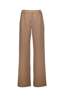Lexie waffle trousers - latte - 13667