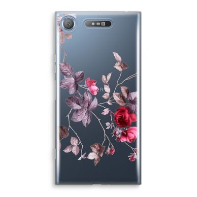Mooie bloemen: Sony Xperia XZ1 Transparant Hoesje