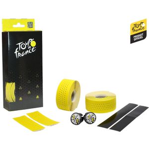 Velox Stuurtape geperforeerd TdF geel (2st)