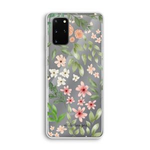 Botanical sweet flower heaven: Samsung Galaxy S20 Plus Transparant Hoesje