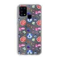 Bloemetjes: Samsung Galaxy M31 Transparant Hoesje