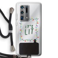 It's Lit: Huawei P40 Pro Plus Transparant Hoesje met koord