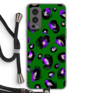 Green Cheetah: OnePlus Nord 2 5G Transparant Hoesje met koord