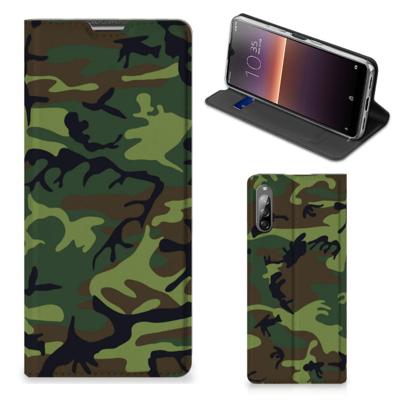 Sony Xperia L4 | Hoesje met Magneet | Army Dark