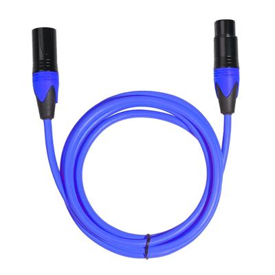 XRL male naar Female microfoon mixer audio kabel lengte: 5m (blauw)