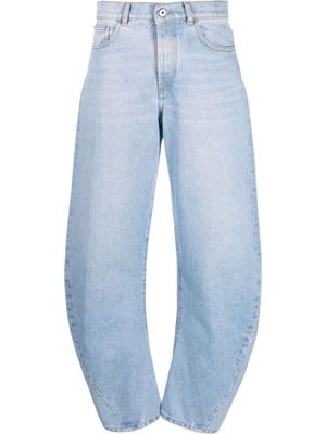 Off-White jean Bleach Twist Banana - Bleu