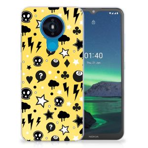 Silicone Back Case Nokia 1.4 Punk Geel