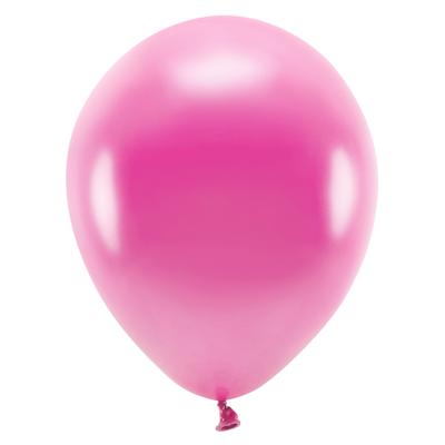 Party ballonnen - biologisch afbreekbaar - 100x - fuchsia - milieuvriendelijke feestversiering