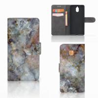 Nokia 3.1 (2018) | Bookcase | Marmer Grijs