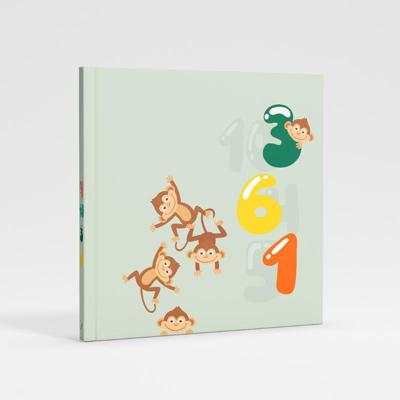 1,2,3 leren tellen (Hardback)