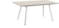 Tierra Outdoor hoge lounge tuintafel natal travertin trespa 150x76x70cm crème white