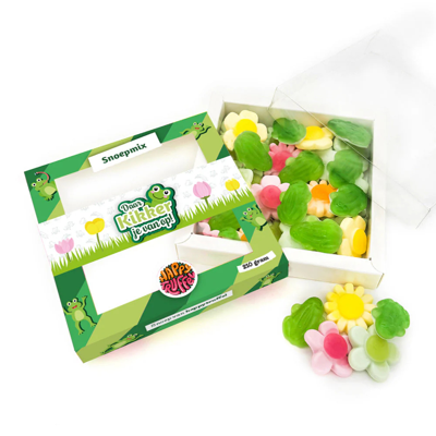 Snoeppakket “Daar Kikker je van op!” Kikker - (210 gram)