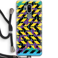 Skew Bee 3: LG G7 Thinq Transparant Hoesje met koord