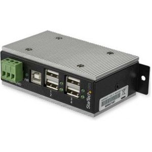 StarTech.com HB20A4AME USB 2.0 Type-B 480Mbit/s Zwart hub & concentrator