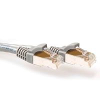 ACT FB3000 SFTP CAT6A Patchkabel Snagless | RJ45 Connectoren | Grijs | 50 cm