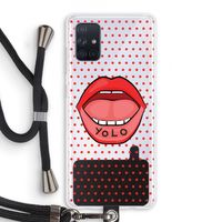 Yolo Denise: Samsung Galaxy A71 Transparant Hoesje met koord