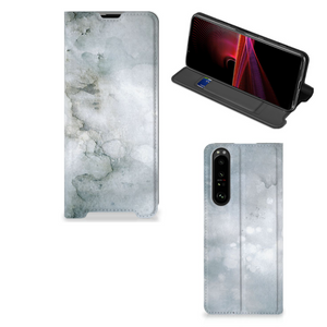 Bookcase Sony Xperia 1 III Painting Grey