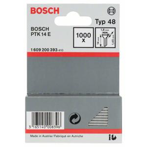 Bosch Accessories Tackerspijkers type 48, 1,8 x 1,45 x 14 mm 1609200393 1000 stuk(s) Afm. (l x b) 14 mm x 1.8 mm