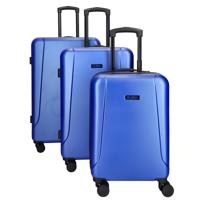 Enrico Benetti Edmonton Kofferset driedelig-Steelblue