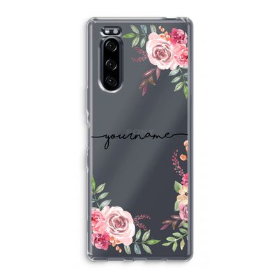 Rozen: Sony Xperia 5 Transparant Hoesje