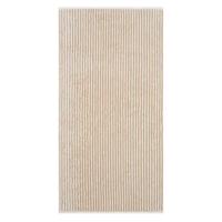 Cawö Cawö Two-Tone Stripe Handdoek 50x100 natur