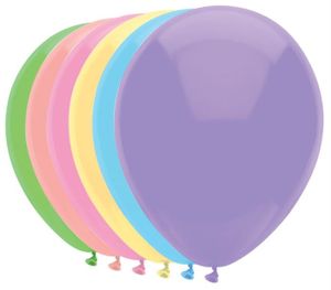 Pastel Ballonnen mix kleuren 30cm 100st