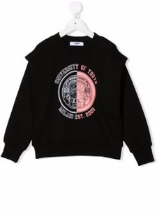 MSGM Kids sweat University Of Youth - Noir