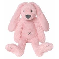 Roze knuffel konijn Richie 28 cm - thumbnail