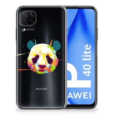 Huawei P40 Lite Telefoonhoesje met Naam Panda Color Huawei P40 Lite Telefoonhoesje met Naam Panda Color