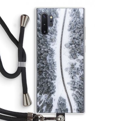 Snøfall: Samsung Galaxy Note 10 Plus Transparant Hoesje met koord