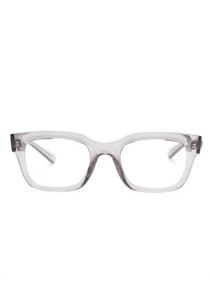 Ray-Ban lunettes de vue à monture rectangulaire transparente - Gris
