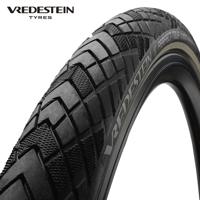 VREDESTEIN buitenband perfect tour 28 x 1.75 zwart refl