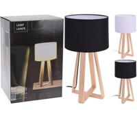 Lamp houten voet 26x26x47,5cm