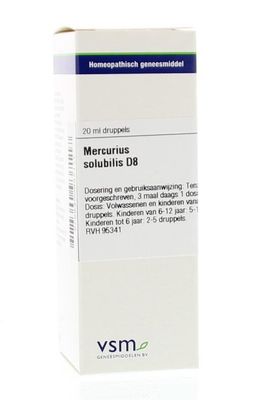VSM Mercurius Solubilis D8 (20 ml)