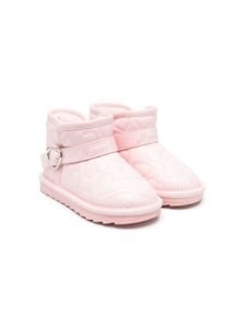 Monnalisa bottines à motif cœur - Rose