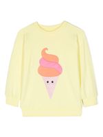 WAUW CAPOW by BANGBANG sweat Evan à patch Ice Cream - Jaune