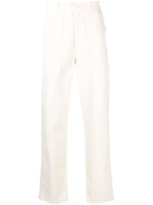 Palmes pantalon Broom à coupe droite - Blanc
