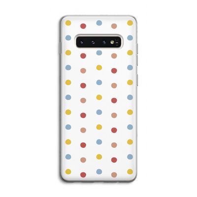 Bollen: Samsung Galaxy S10 4G Transparant Hoesje