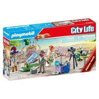 PLAYMOBIL - Stadsleven - Bruidspaar en camera - Buiten - Wit - Vanaf 4 jaar