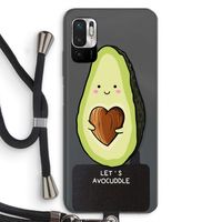 Avocuddle: Xiaomi Redmi Note 10 5G Transparant Hoesje met koord