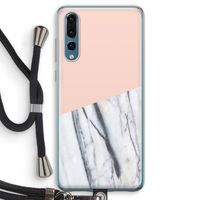 A touch of peach: Huawei P20 Pro Transparant Hoesje met koord