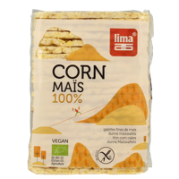 Maiswafels dun rechthoek bio 140 Gram