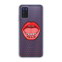 Yolo Denise: Samsung Galaxy A03s Transparant Hoesje
