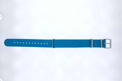Timex horlogeband TW7C07400 / PW7C07400 Textiel Lichtblauw 18mm