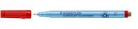 Staedtler Lumocolor uitwisbare pen, schrijfbreedte: 0,6 mm, rood